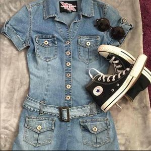 Overalls jeans shorts
